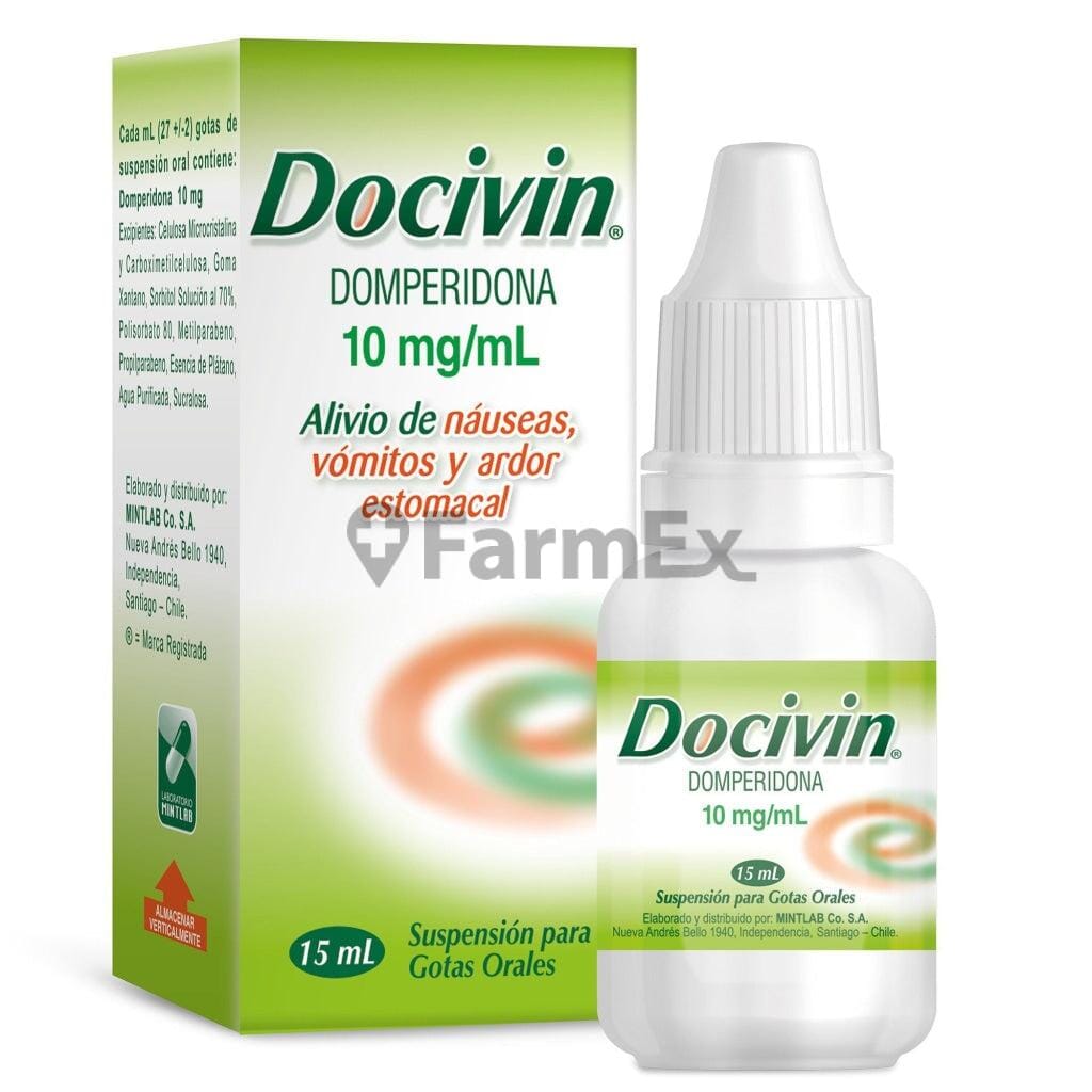 Docivin Gotas 10 mg / mL x 15 mL Farmex-Fonasa-Persistente